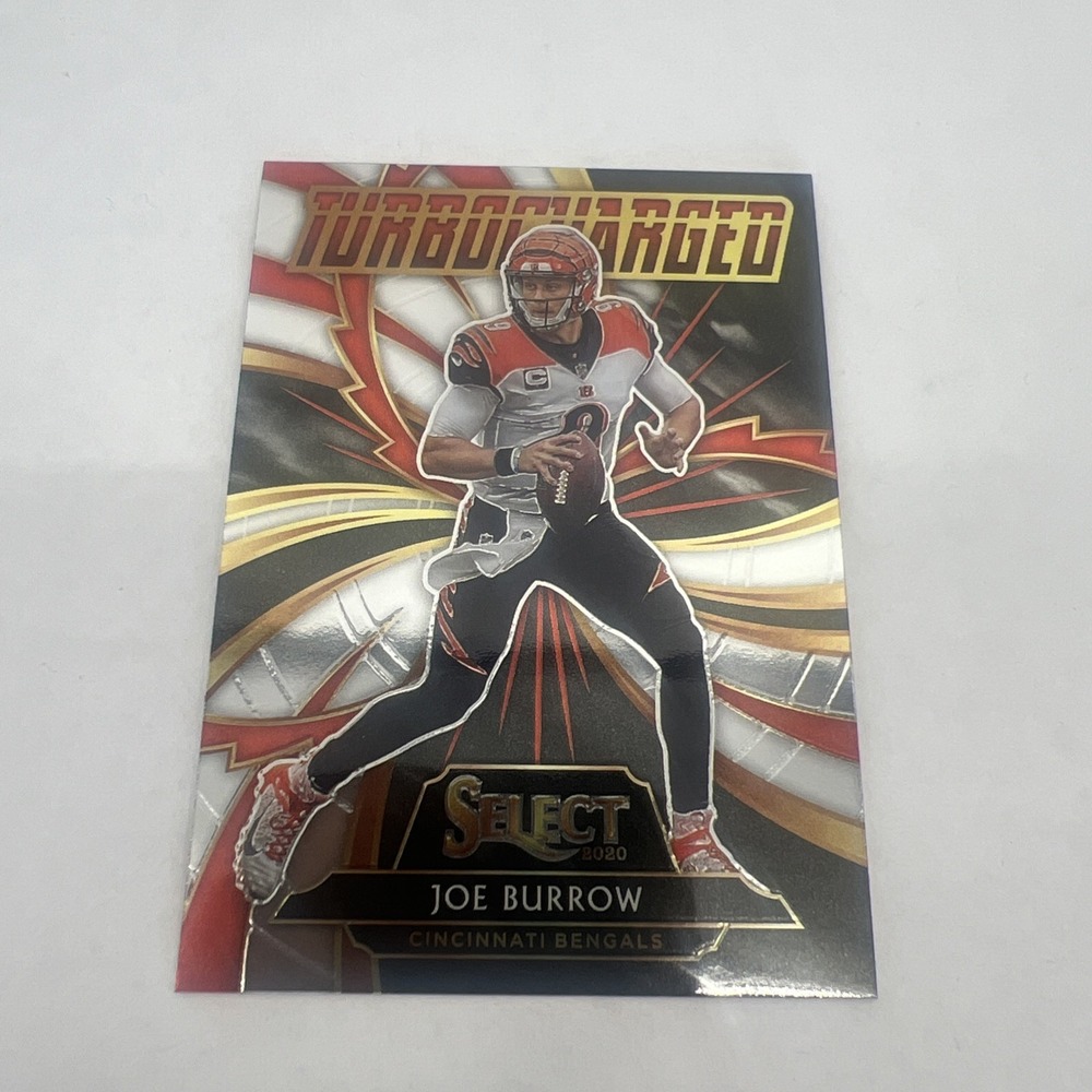 2020 Panini Select JOE BURROW Turbocharged Insert RC #T20 Cincinnati Bengals